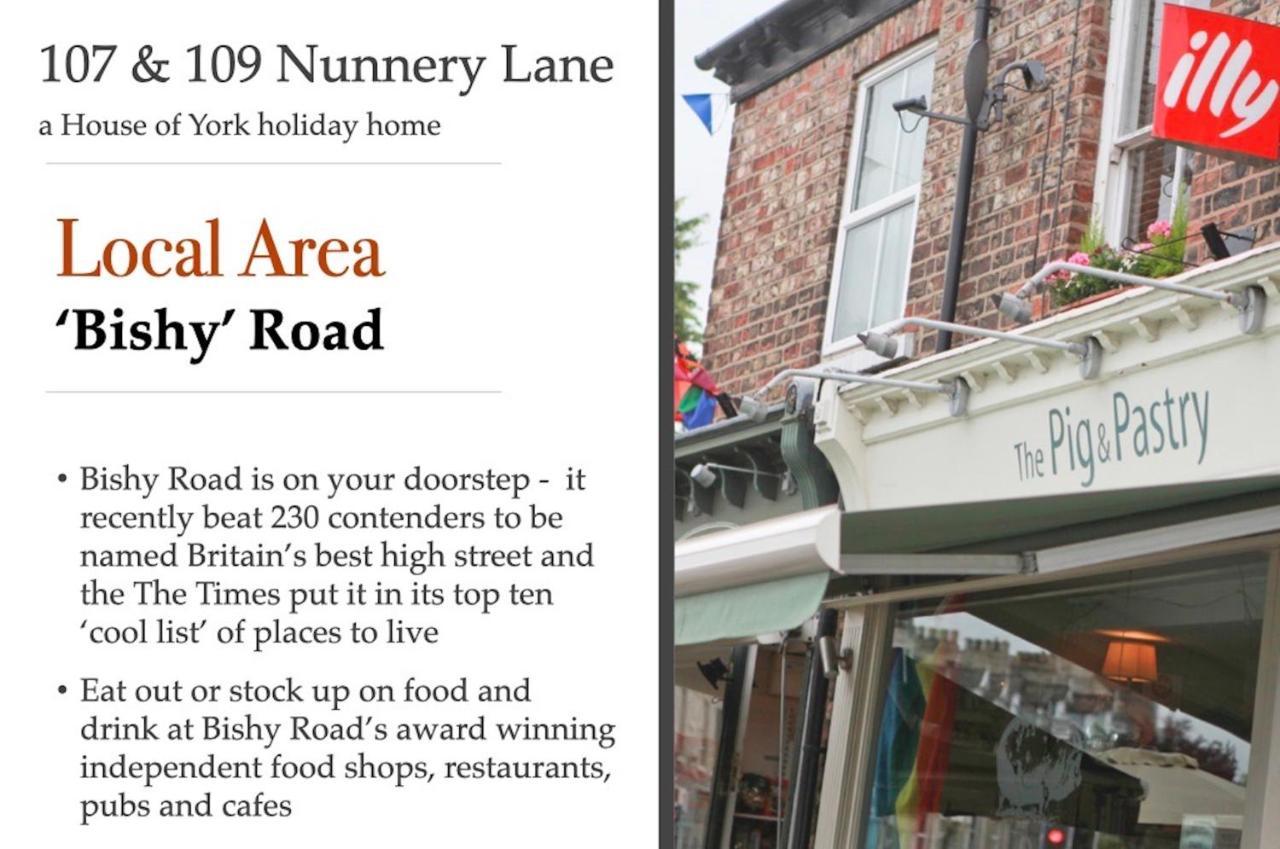107 And 109 Nunnery Lane Villa York Kültér fotó