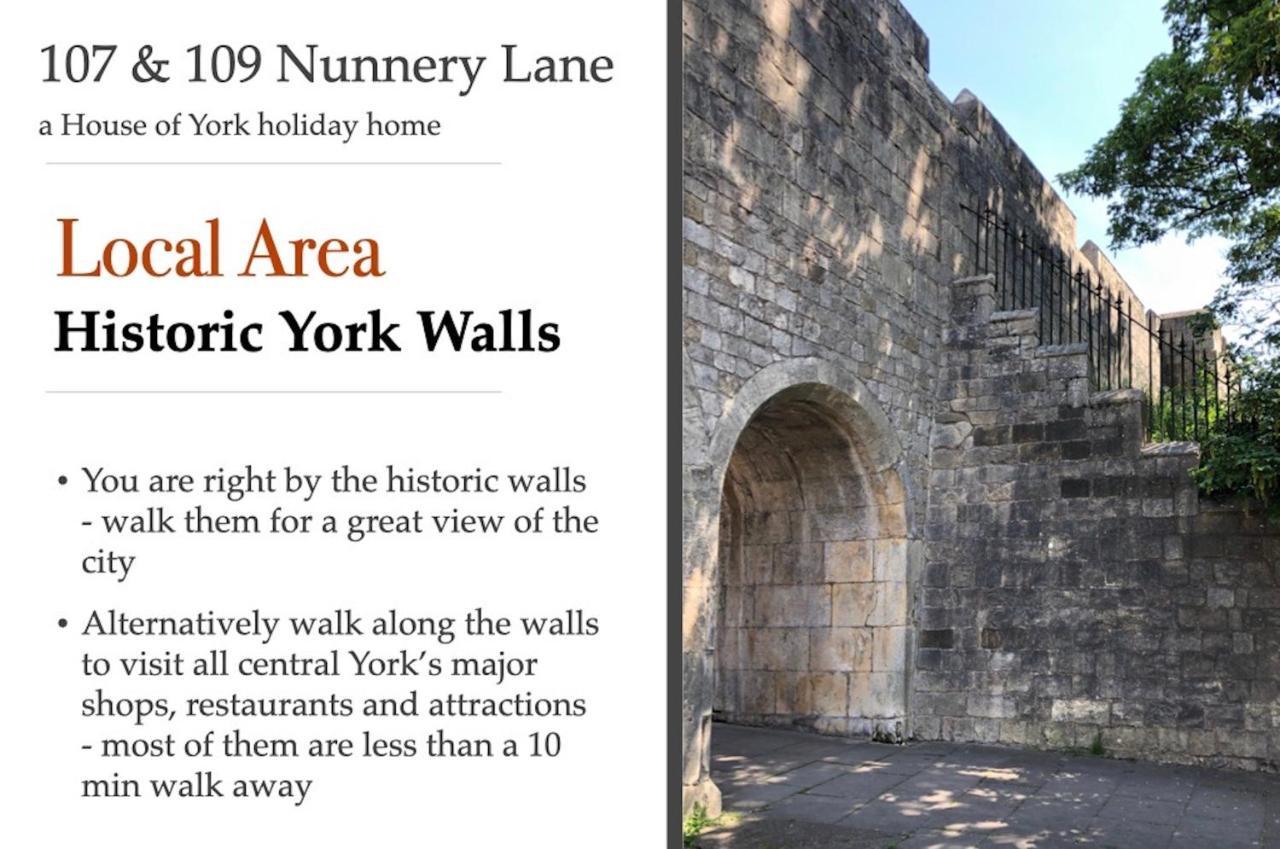 107 And 109 Nunnery Lane Villa York Kültér fotó